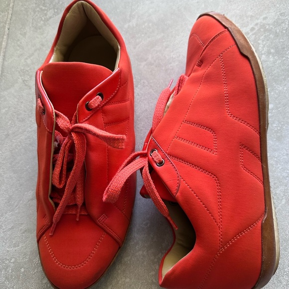Moving Sale | 
Auth Hermès orange sneakers leather insole 38.5 - Picture 5 of 16